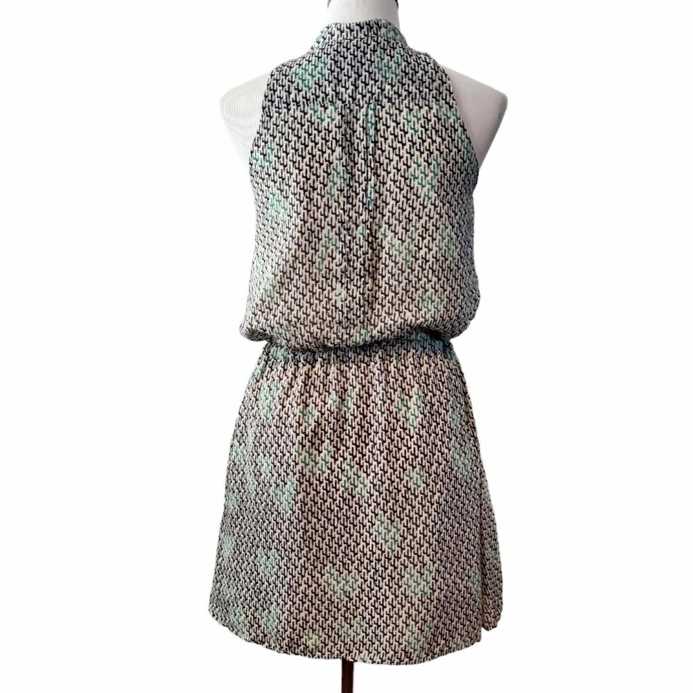 Sea New York Womens 2 Silk Cactus Print Sleeveless Tie Waist Tunic Mini Dress - Picture 4 of 10